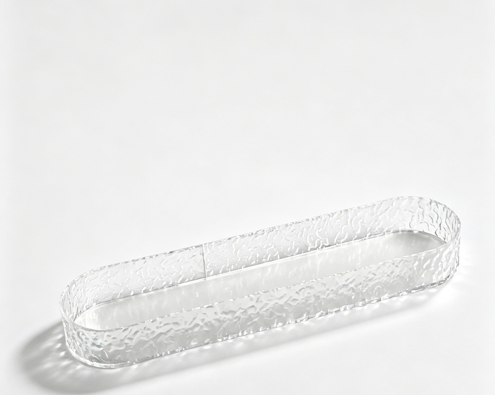 9 Custom Ripple Acrylic Storage Box | Textured Acrylic Organizer - Image 1