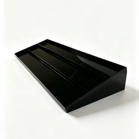 Custom Black Acrylic Multi-Tier Display Tray